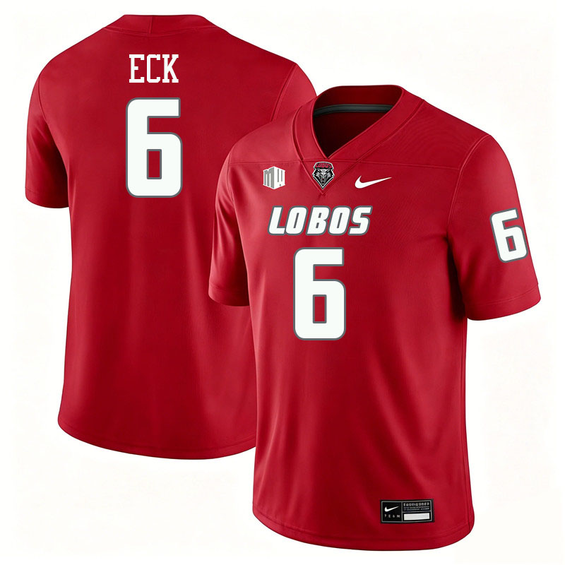 New Mexico Lobos #6 Jaxton Eck College Football Jerseys,Uniforms-Red